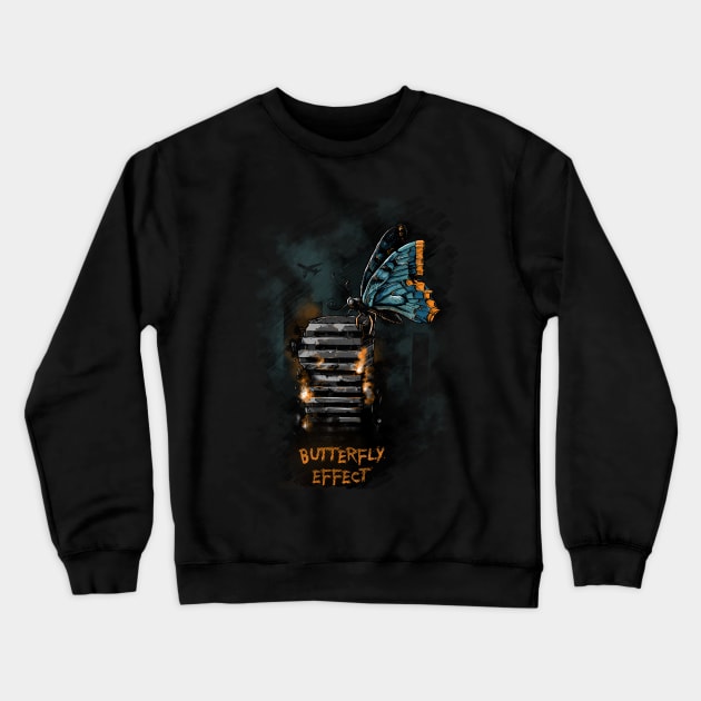 Butterfly Effect Crewneck Sweatshirt by raxarts